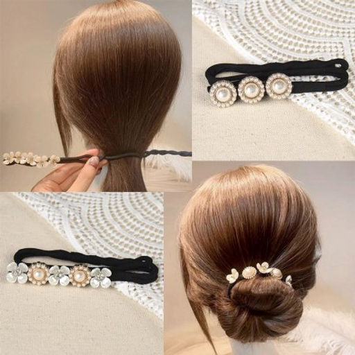 Зажим-твистер для пучка волос 32 см / YAN-28 /уп 1/микс - Галеонтрейд фото 5