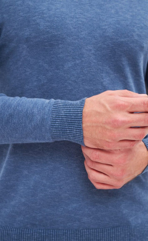 Водолазка мужская F021-15608 темно-голубая - Fine joyce фото 6