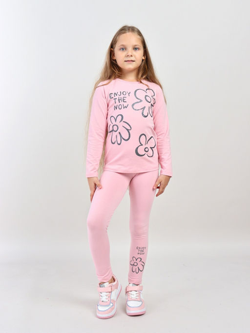 CRB wear / CWKG 70527-27-423 Брюки модель легинсы для девочки,розовый  фото 3