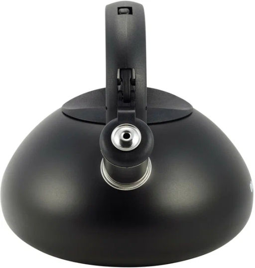 Чайник 2,5л из нержавеющей стали со свистком и ручкой из нейлона (100302) - Kamille фото 10