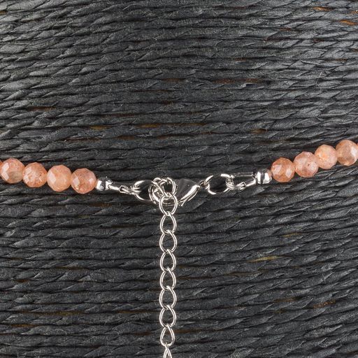 Бусы из Солнечного камня огранка - Радуга самоцветов фото 2