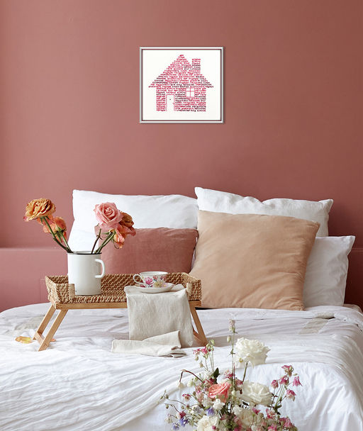 Набор для вышивания PANNA SO-7552 Дом из слов 21.5 х 19 см