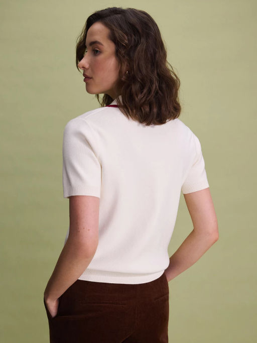 Джемпер из вискозы с брошью / Zarina  фото 8