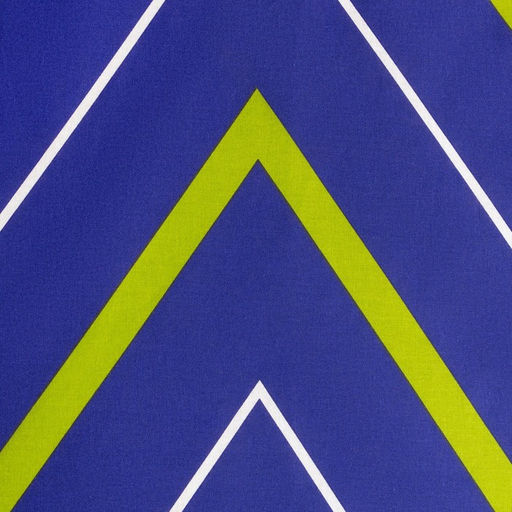 Простыня Этель Зелёно-синие зигзаги 150х214, поплин, 125 г/м2  фото 2