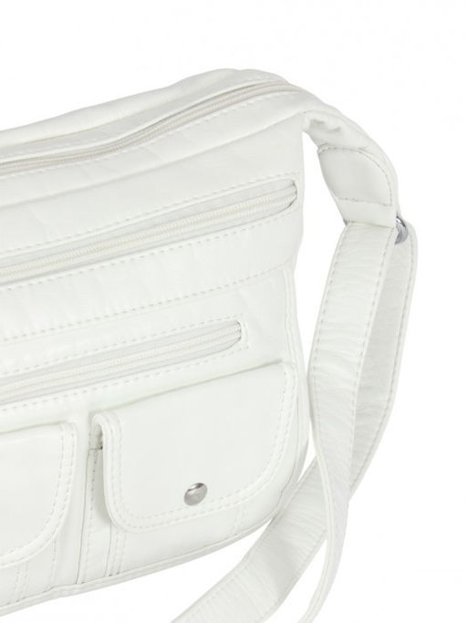 Сумка женская искусственная кожа Guecca-119, 1отд+кар/пер, плеч/ремень, белый SALE 264094 - Adelia фото 8