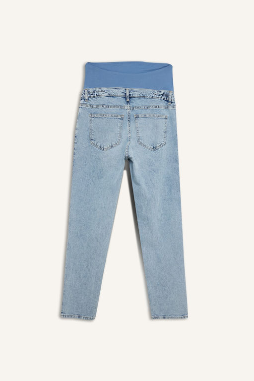 Straight Fit Bilek boy Hamile Jean Pantolon - Defacto фото 3