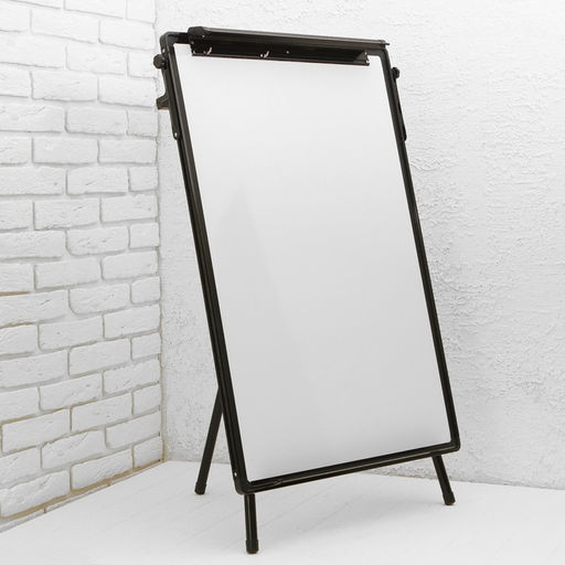 Флипчарт магнитно-маркерный, регулировка высоты, 90×60 см