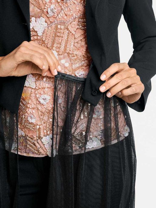 Блейзер, черный - Ashley brooke фото 5