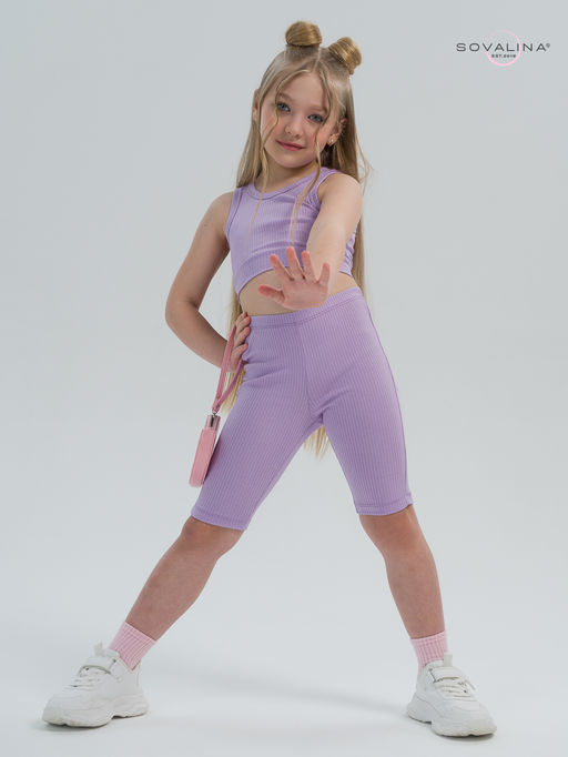 Костюм Тренд лапша лаванда - Sovalina фото 11