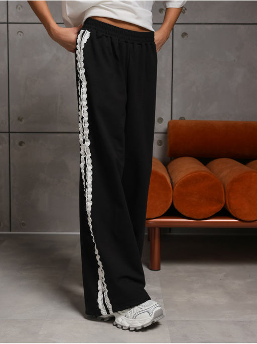 Брюки Кружево Черный Девочка - София фото 11