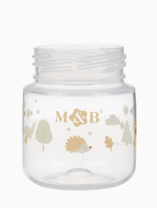 Бутылочка для кормления, широкое горло Ø50 мм, +0мес., 120 мл, M&B