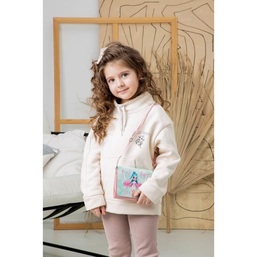 Сумка детская для девочки Фея, на клапане, розовая, голубая - NAZAMOK KIDS фото 5