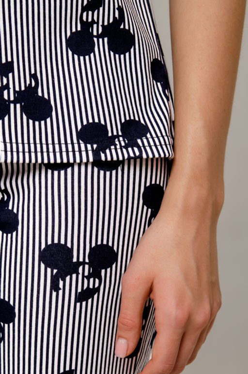 Арт. 9168 Пижама с брюками 42-50 (5 шт) Цвет:верх- синий, белый, низ-синий, белый - Калинка фото 15