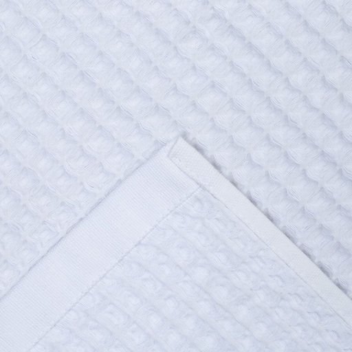 Полотенце вафельное банное Этель Boho 67х140 см, цвет белый, 100% хлопок, 290 гр/м2  фото 4