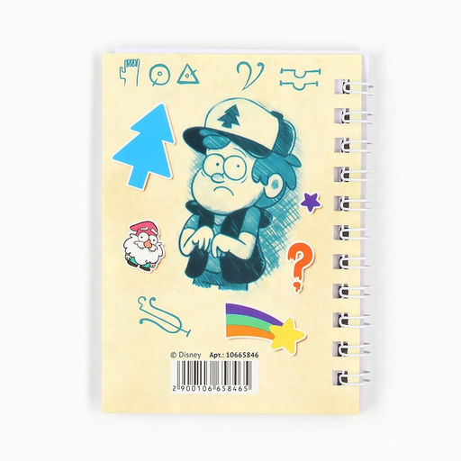 Блокнот А7, 28 листов, набор 4 шт., «Гравити Фолз»