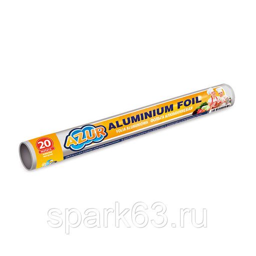 Фольга алюминиевая 0.29х20мх9мкм "Azur"