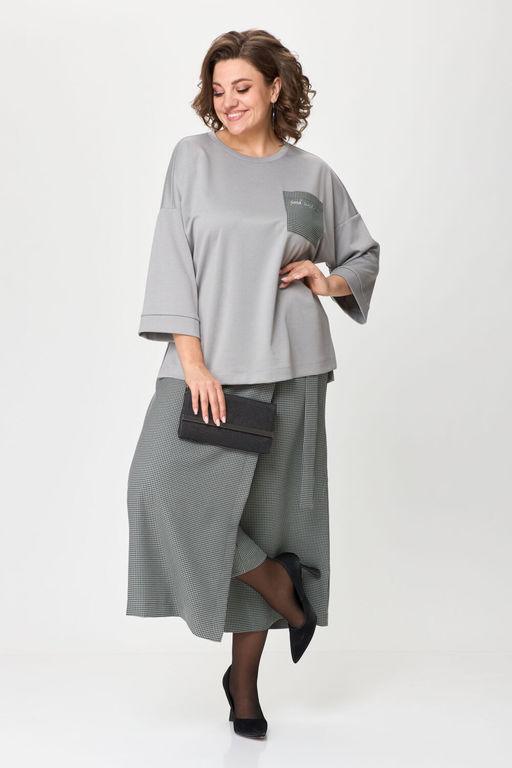 Костюм Michel Chic 1362/1-Р серый, клетка