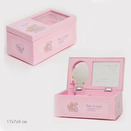 Шкатулка музыкальная / 101A /уп 48/пластик