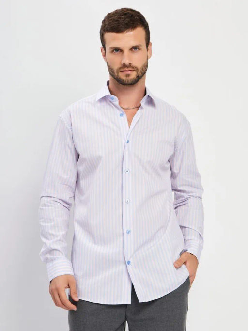 Сорочка мужская длинный рукав GREG 261/231/3524/Z/1  фото 11