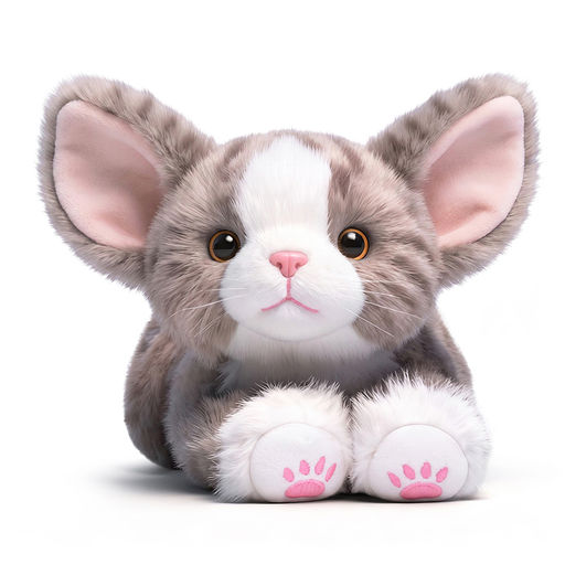 Мягкая игрушка "Кошка Снежинка" 35 см