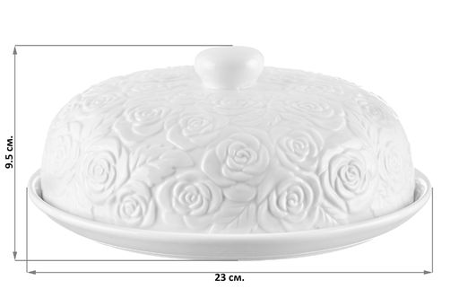 Блинница 23*23*9,5 см Розы - Elan gallery фото 2