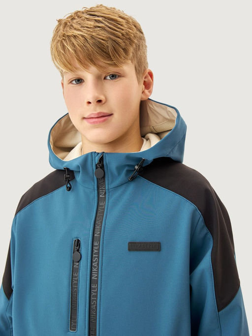 Ветровка 4л15726 деним/черный