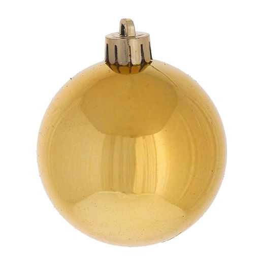 Набор из 4шт Украшение новогоднее Шар "Золотой квартет", D8 см