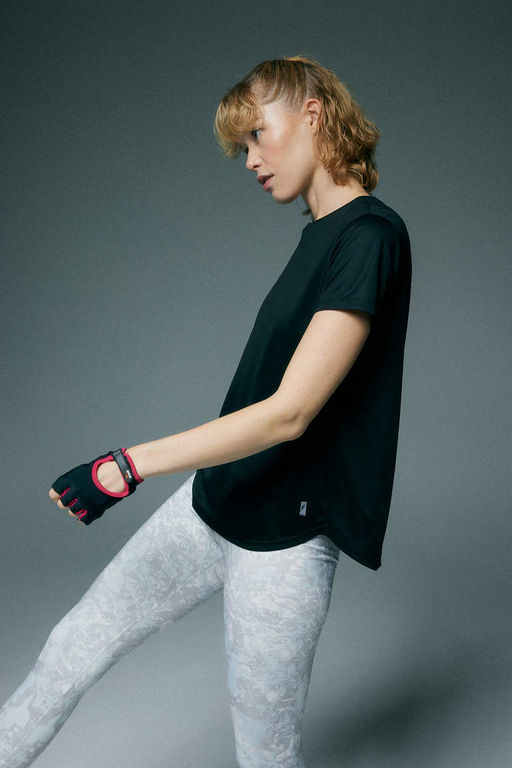 DeFactoFit Comfort Fit Спортивная футболка с круглым вырезом и короткими рукавами  фото 3