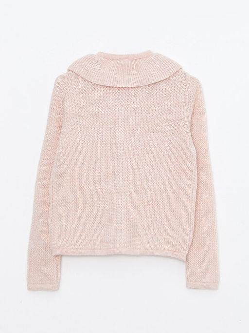 Bebe Yaka Basic Uzun Kollu K?z ?ocuk Triko H?rka - Waikiki фото 2