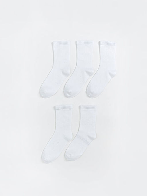 Basic K?z ?ocuk Soket ?orap 5li