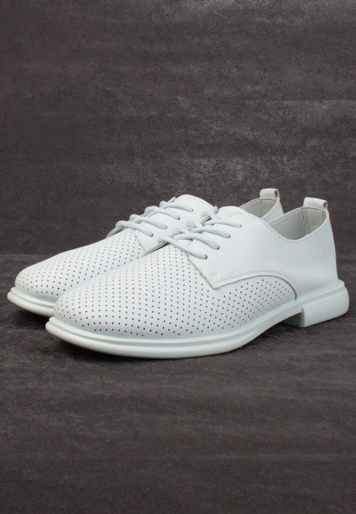 03-PDXL156-3 LT. BLUE Полуботинки женские (натуральная кожа) - Фабричный китай фото 4