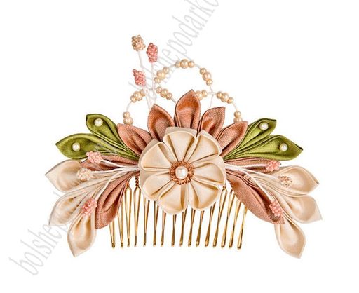 Лента атласная 1 см*25 ярд (10 бобин) SF-1361, персиковый №07 - No name фото 2