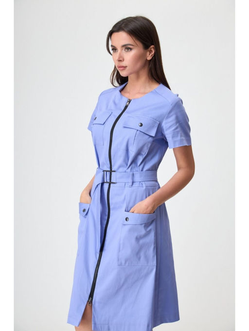 Платье ANELLI 1587 черничный йогурт  фото 3