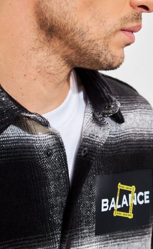 Рубашка фланель TP321-0480 black - Primm фото 4