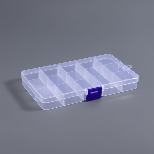 Цена за 2 шт. Органайзер для мелочей, с подвесом, 17.5×10×2 см, прозрачный