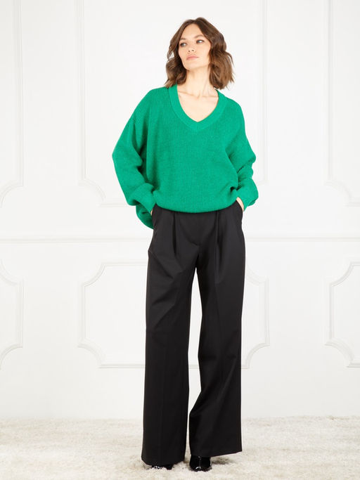 Джемпер женский ZZ-07007 green/black