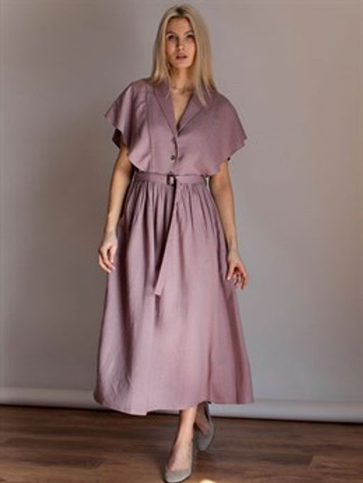 платье лен 57%, вискоза 43% - Волтри фото 3