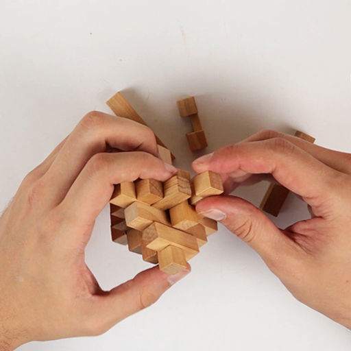 DELFBRICK DLS-03 Головоломка деревянная 1 шт 15 связок 15 элемент