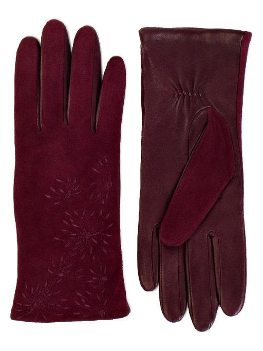 Перчатки женские ш+каш. IS00190 bordo - Eleganzza фото 2