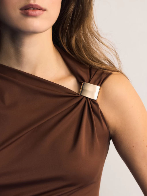 Топ с декоративным узлом / Zarina  фото 7