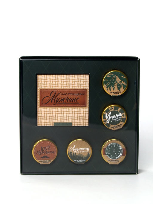 Подарочный набор Настоящему мужчине: крем-мёд, чай - Фабрика счастья фото 2