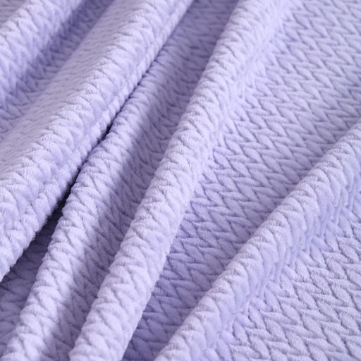 Покрывало Колетта 150х200см, фиолетовый, велсофт 270г/м, 100% полиэстер - Атра фото 4