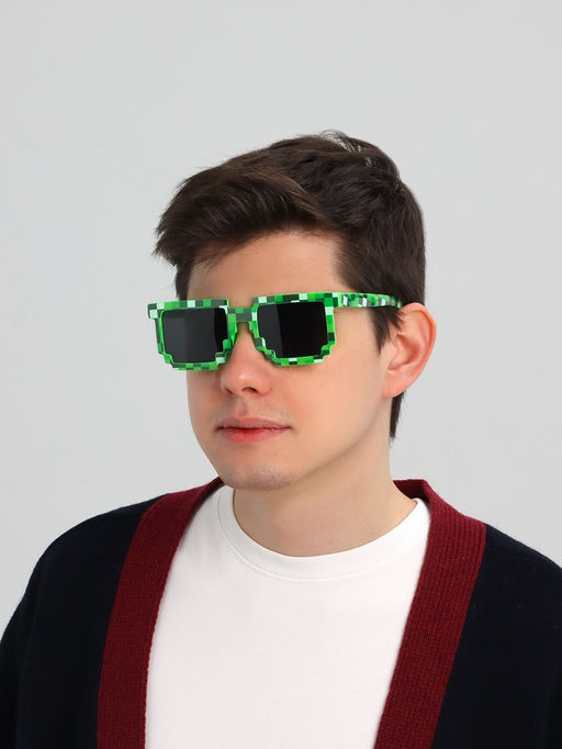 Очки солнцезащитные, UV 380, линза 5×6.2 см, ширина 14.4 см, дужка 14.8 см