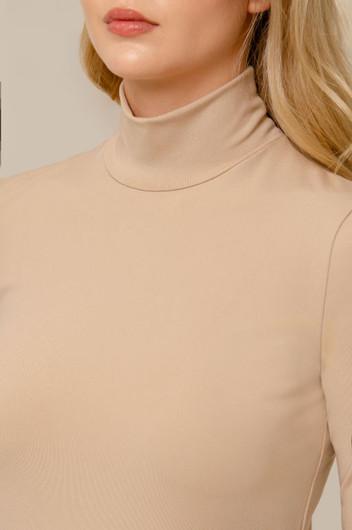 Арт.12803/5 Водолазка женская  42-50 (5 шт) Цвет:бежевый