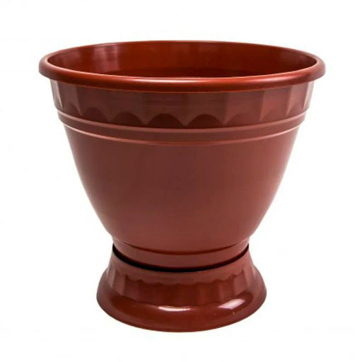 Кашпо 15л с поддоном №11 Бр. 8.12