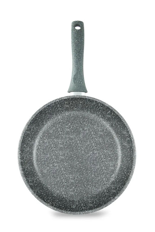 Сковорода Карелия Природные минералы несъемная ручка, 28 см - Нева металл посуда фото 6