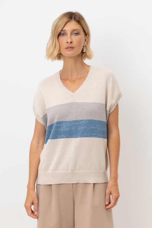 ЕВ 30213/телесный джемпер жен