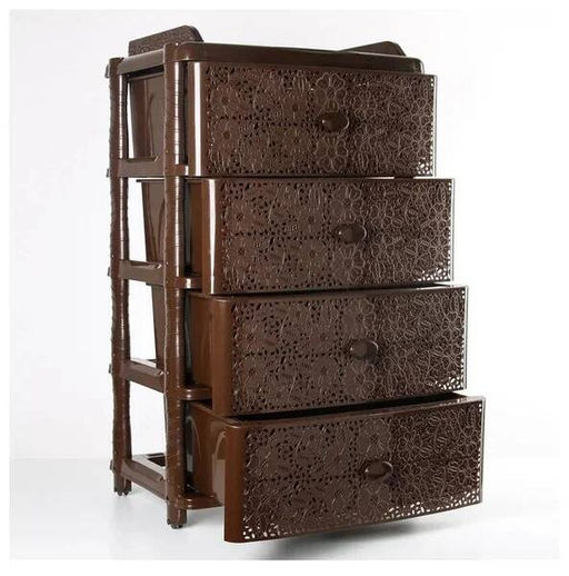 Комод широкий "Лаура" 4-х секционный венге М6874