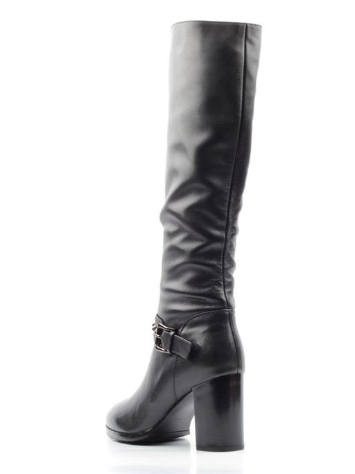 02-Z383-15602-2BM BLACK Сапоги женские (натуральная кожа, натуральный мех (еврозима)) - Фабричный китай фото 7