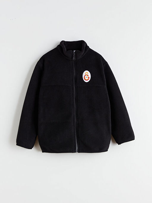 Galatasaray Nak??l? Erkek ?ocuk Fermuarl? Sweatshirt